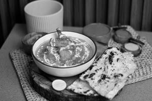 Butter Chicken Gravy [Half ] + Butter Naan