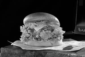 Korean Hot n Spicy Fried Chicken Burger