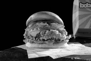 The Buffalo Fried Chicken Burger