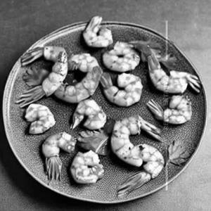 Ginger garlic prawns