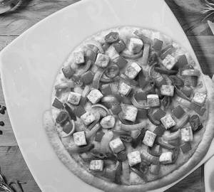 Paneer onien pizaa