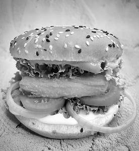 Cheesy Crispy Paneer Burger