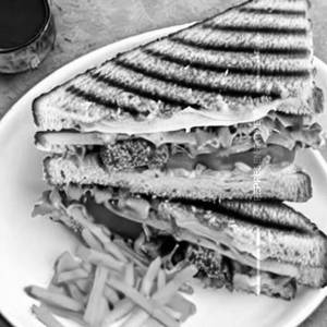 Cheese Veggie Sandwich