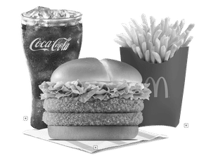 Large EVM Crispy Veggie Double patty Burger 