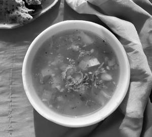 Veg Burnt Garlic Soup