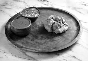 Chur Chur Naan Served Kaali Dal