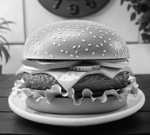 Aloo Tikki mix makhane burger 