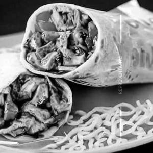 Teriyaki Chicken Shawarma Roll