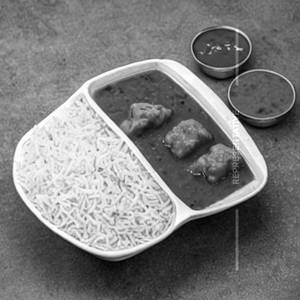 Amritsari Channey Chawal Half Plate