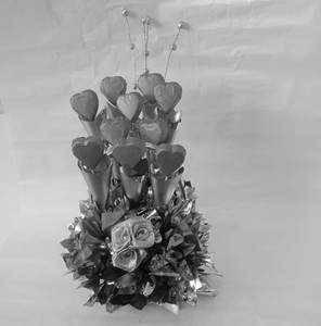 Red Hearts Chocolate Bouquet