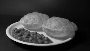 Chole Bhature   [2 Bhature]