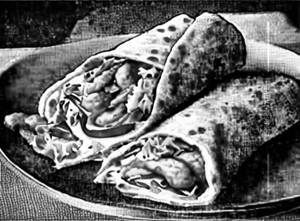 Single Egg Double Chicken Roll