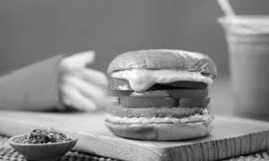 Aalu Tikki Cheese Burger