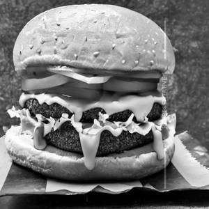 Aloo patty burger