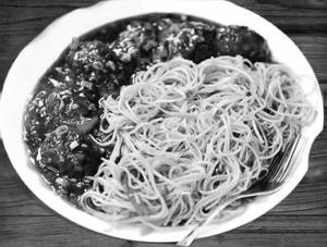 Manchurian noodles