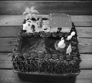 Farm house chocolate cake