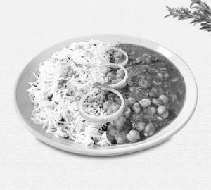 Chola masala + jeera rice