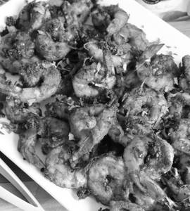 Honey Garlic Prawns