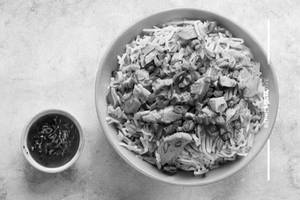 Chicken Burn Garlic Rice & Noodles