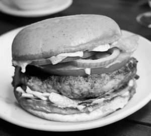 Classic veg cheese burger