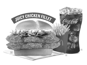 Large EVM  McCrispy® Chicken  Double patty Burger 
