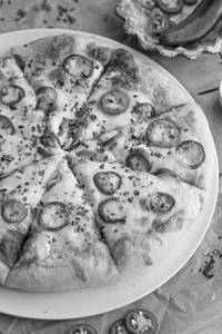 Cheese Jalapenos Pizza
