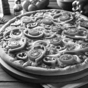 Onion Tomato Capsicum Pizza