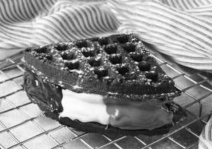 Triple Chocolate Dark Waffle