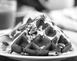 Choco Muesli Red Waffle
