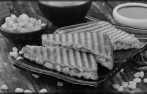Paneer corn sandwich
