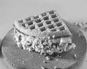 Nuts Overloaded White Choco Waffle