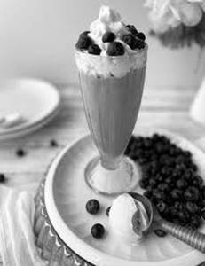 Blueberry Milkshake