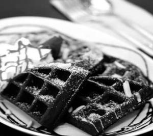 Double Chocolate Dark Waffle