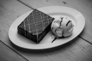 Brownie with Ice Cream