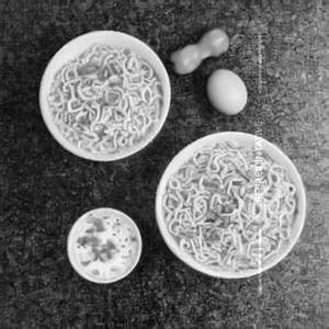 Egg cheese maggi instant noodles