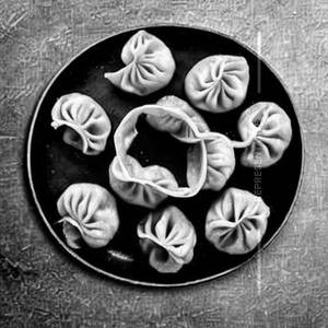 Non veg pan fried momos