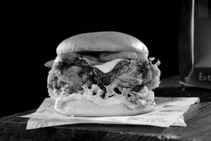 Korean Honey Gochujang Fried Chicken Burger (Its extra Spicy)