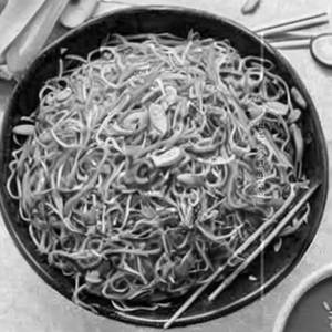 Burmese shan noodles