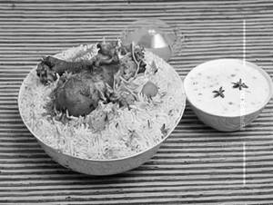 Chicken dum biryani