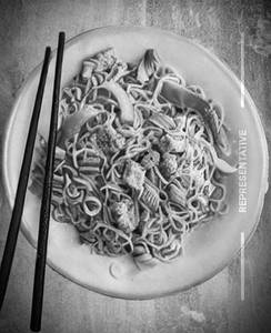 Chicken schzwan noodles
