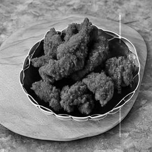 Crispy chicken dry