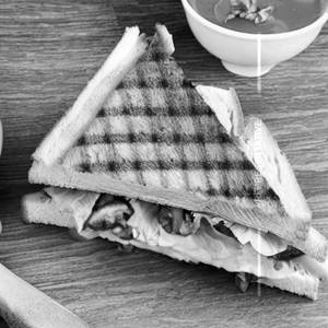 Cheese Mushroom Sandwich 