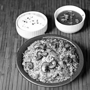 Beef Mushroom Fried Rice