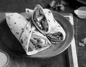 Aloo Tikki Wrap