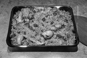 Chicken Mushroom Fried Rice