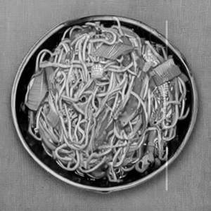 Chilli garlic noodles     [pork]