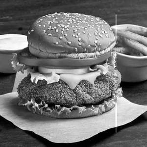 Chicken double patty burger