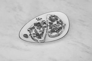 Sourdough Mushroom And Cheese Open Toast
