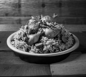 Chicken fry Biryani Single