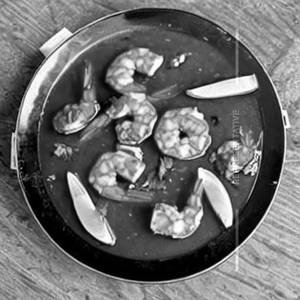 Prawns chilli [dry]